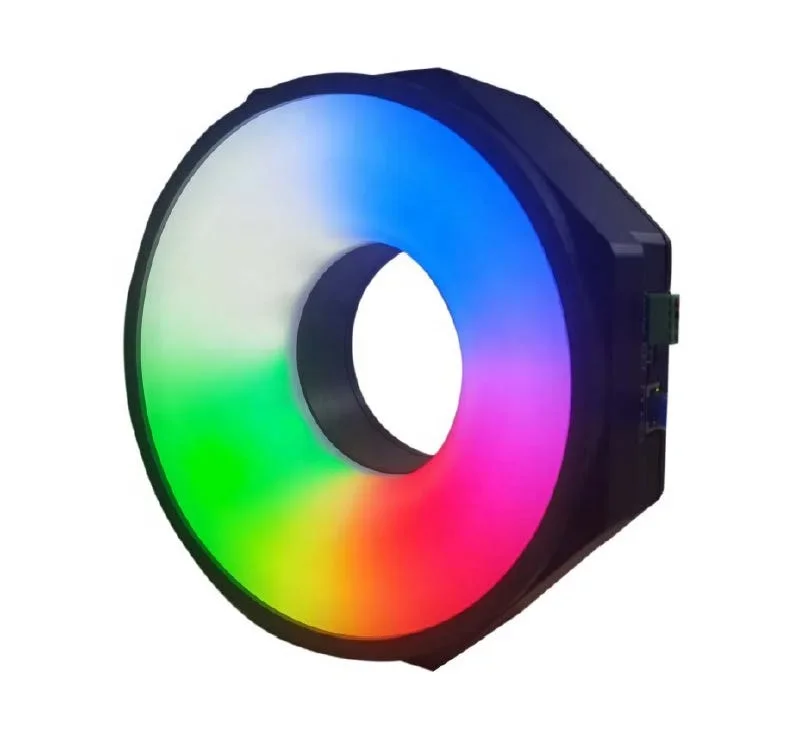 25 MSR-198-RGBWIR940 Multi-Spectrum Industrial Visual Inspection 24V Temperature LED Ring Light For Vision System