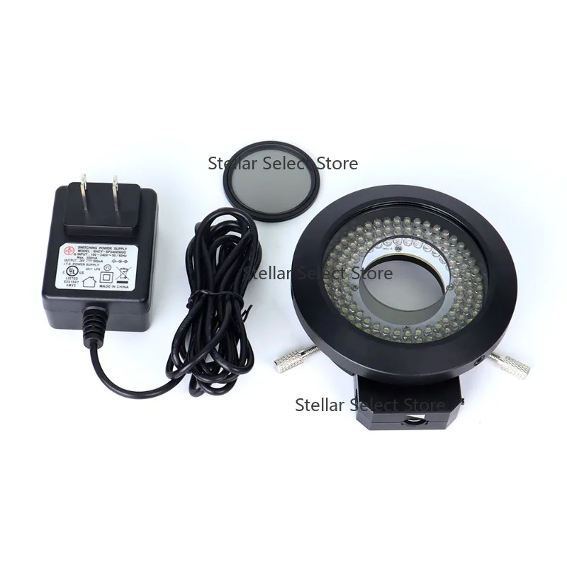 Polarized Confocal Stereo Microscope with High Performance LED Ring Light Illumination