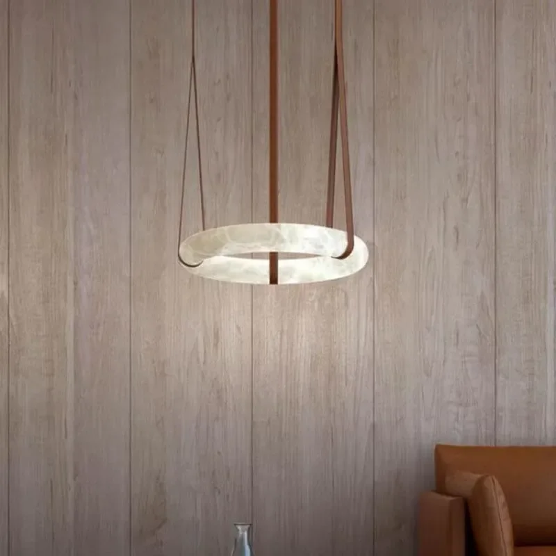 for APCITL Ring Chandelier LED Light Source Modern Lighting for Restaurant Living Room