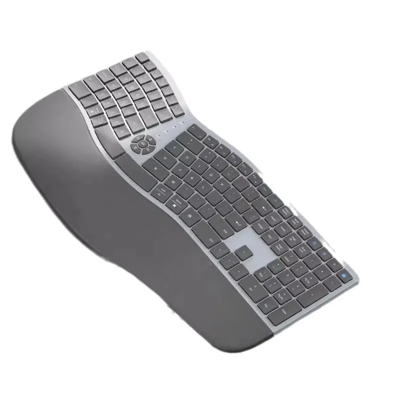 Laptop Desktop PC Host Wireless Keyboard Bluetooth Charging Dual Mode Ergonomic Multimedia Keyboard