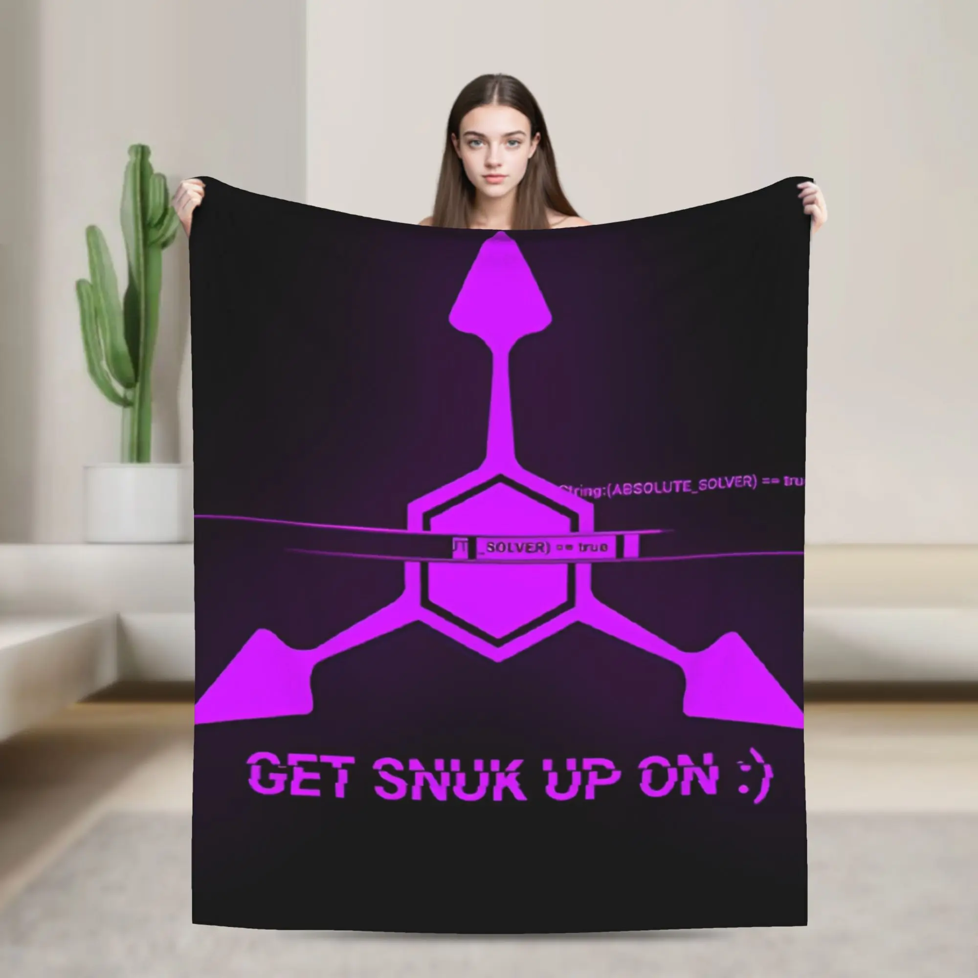 Robot Murder Drones V Uzi Blanket Airplane Travel Flannel Bedding Throws For Outdoor Soft Warm Custom Quality Bedspread