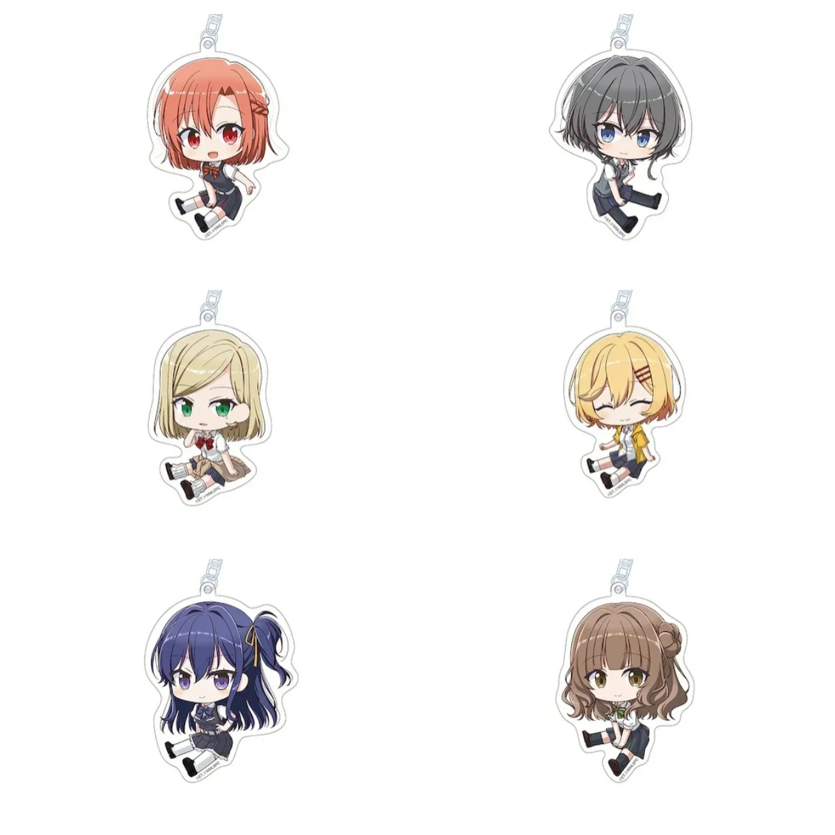 Anime Whisper Me a Love Song Acrylic Keychain Pendant Bag Car Keychain Cell Phone Accessories Present Friend Christmas Gifts