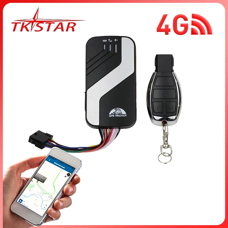 Car GPS Tracker Car 4G LTE Vehicle Tracking Device Cut Off Fuel Alarm Door Open Alarm Motorcycle TK403C TK403D