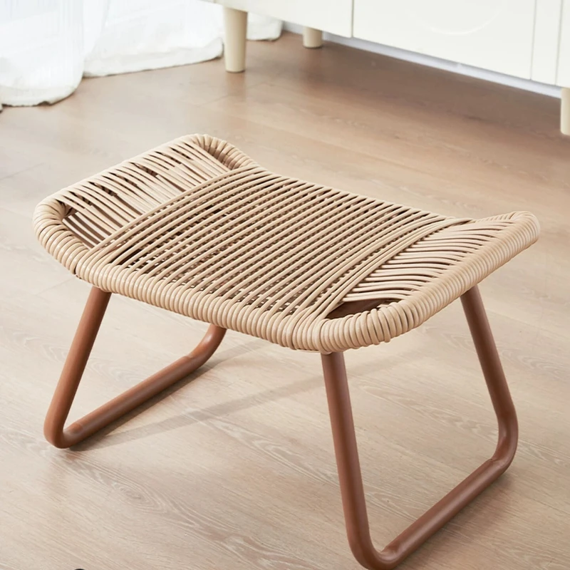 Shoemaker Relaxing Foot Stool Nordic Elegant Lounge Office Foot Stool Dressing Tble Portable Foot Rest Under Desk Furniture