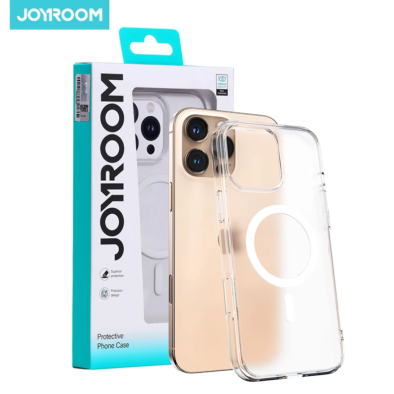 Joyroom Magnetic Frosted Case For iPhone 17 16 Pro Max Case Shockproof Matte Cover For iPhone 16 Wireless Charger Magnet Case