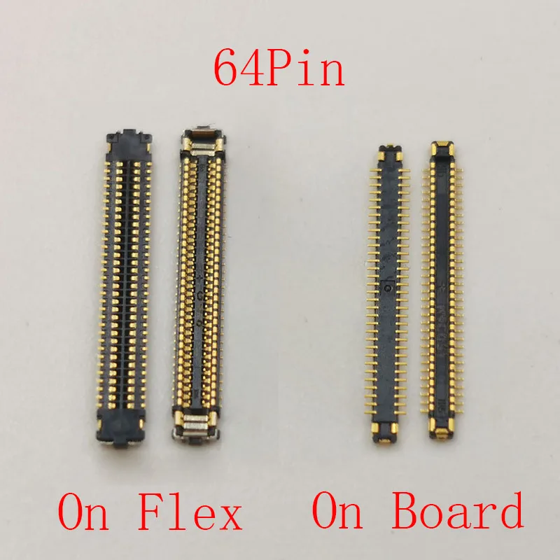 2-5pcs 64Pin USB Charger Charging Port FPC Connector On Board Motherboard For Samsung Galaxy A50 A505 A505F A505FN/DS A505F/DS
