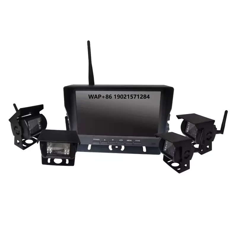 Richmor Car Reversing Aid HD Car Monitor for Truck Backup System 7 Inch Wireless Monitor