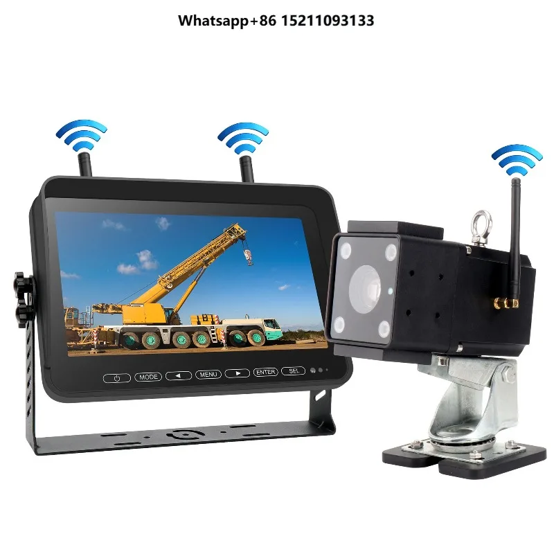 Wireless Car Mounted Hook Visualization Blind Spot Monitoring System Waterproof Universal for Crane Tower Crane Car