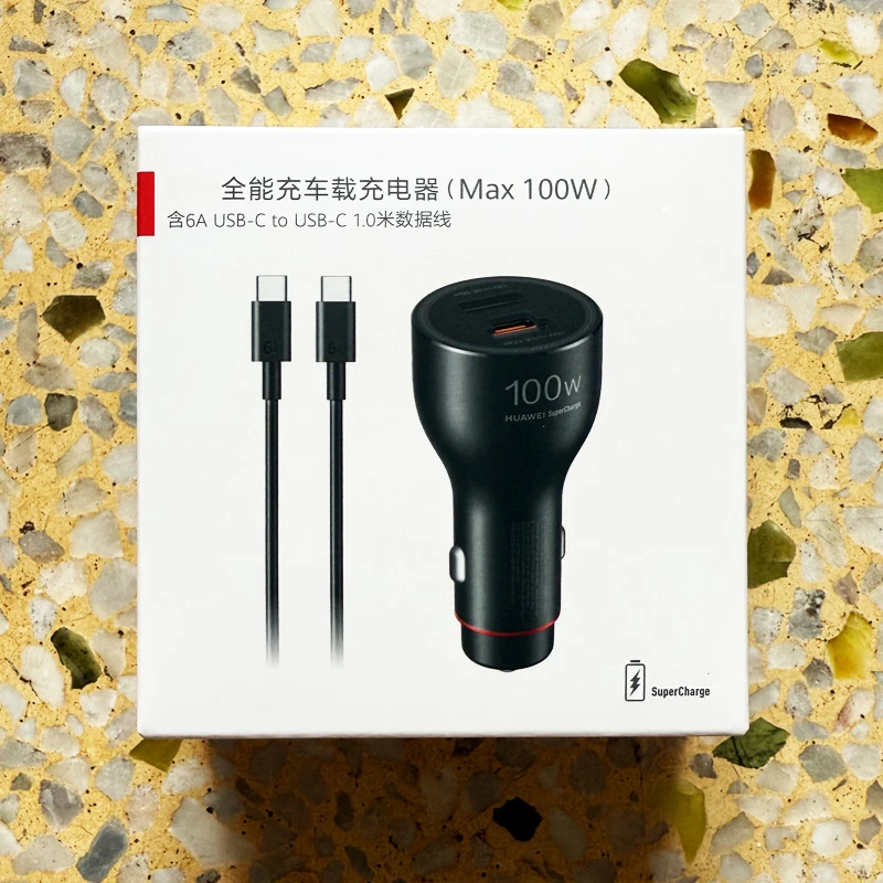Original Car Charger Max 100W SuperCharge Fast Charging With data cable For Mobile Phones Tablet Laptop Earphone