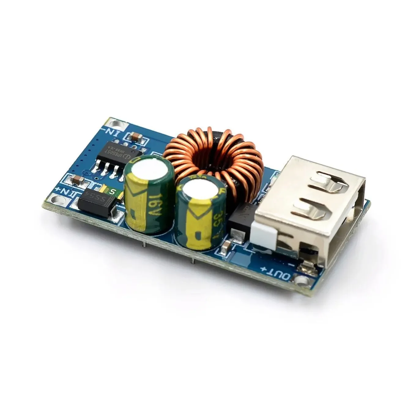 4pcs USB DC Step Down Module 12V 24V to QC3.0 Fast Charger QC MIN for Phone Tablet Car Boat DIY