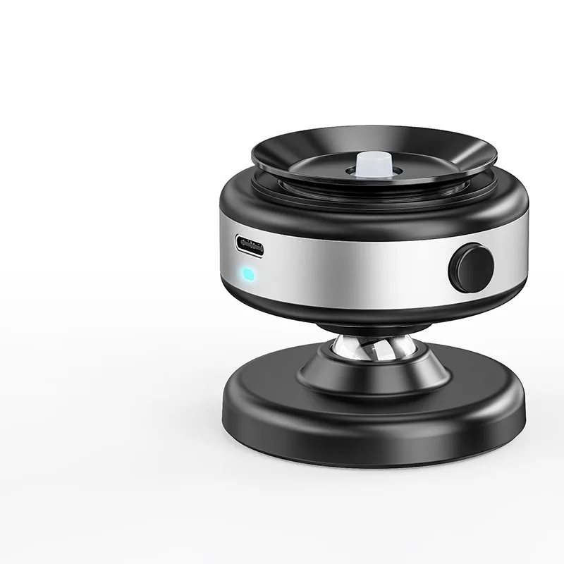 Boneruy Magnetic Vacuum Car Phone Holder Strong Suction 360° Rotating Dashboard GPS Navigation Mount for Smartphones