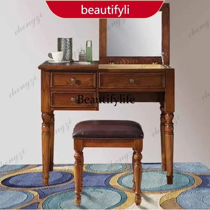 M45 Stool Girl Dresser Eithe Drawers Bedroom Makeup Women Luxury Dressing Table Storage Living Room Coiffeuse Nordic