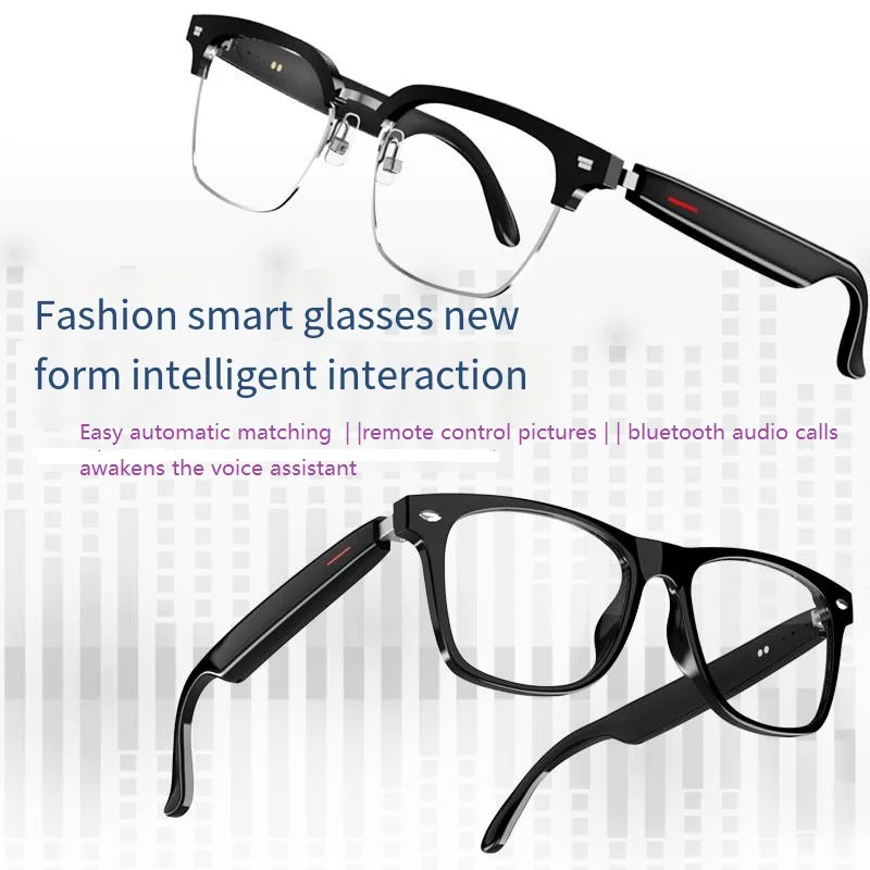 Bluetooth Smart Glasses With Automatic Adjustment Wireless Bluetooth Headset Anti Blue Light Sunglasses Man Woman Waterproof