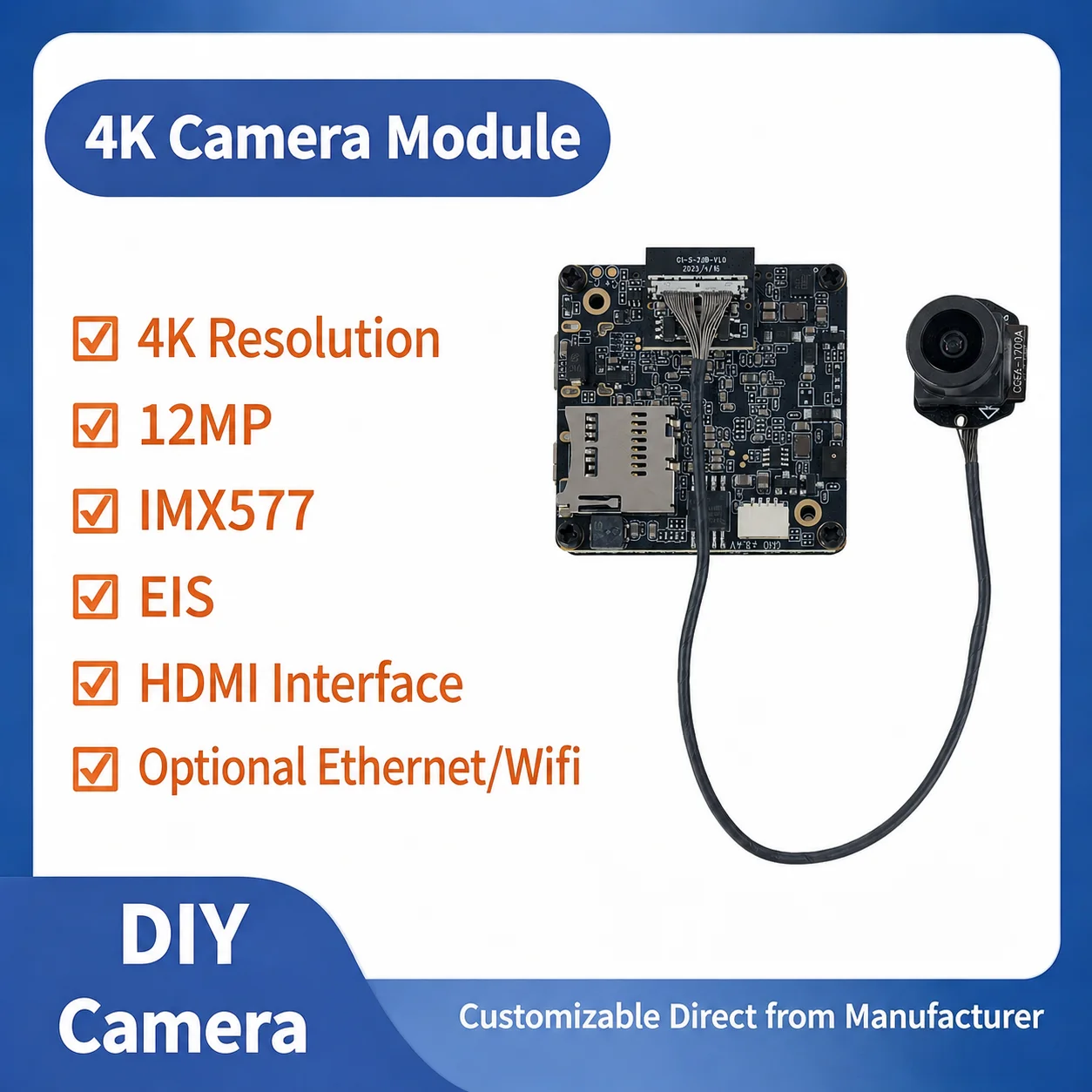 IMX577 4K 30FPS 12MP 1/2.3 