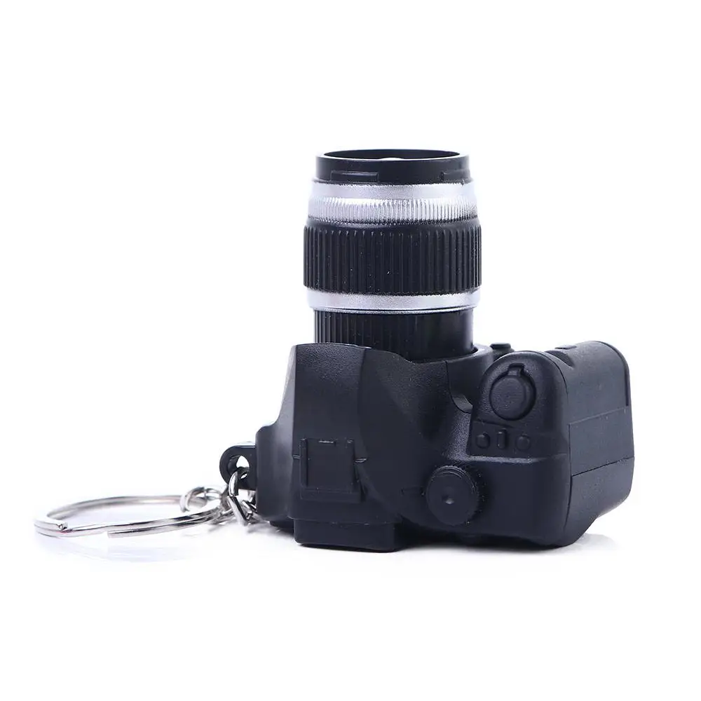 Gift Doll Accessorie Mini With sound Creative camera Led Light Camera Keychain Flashing Camera Simulation Cameras Keychain Toys