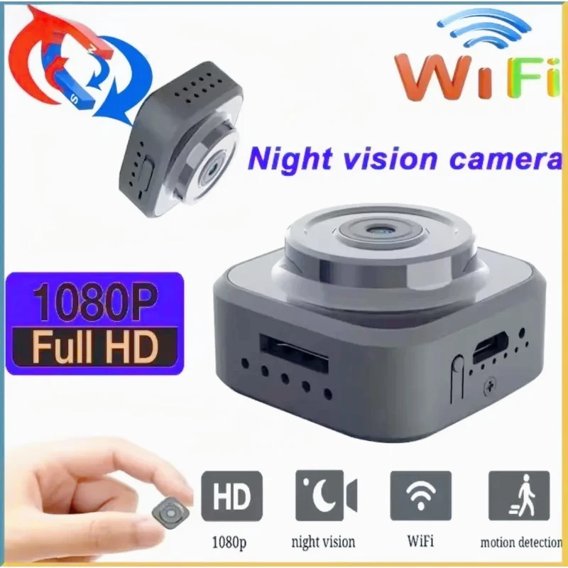 Mini Wifi Camera HD 1080P Wireless Camcorder Home Security Motion Detection Nanny IP P2P Camera DVR Rechargeable Battery Cam
