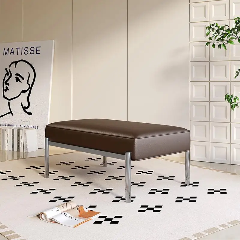 /Space Saving Makeup Foot Stool Minimalist Modern Bedroom Professional Unique Relaxing Step Stool Ergonomic Muebles Home Decor