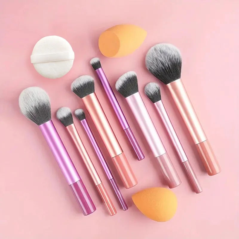 ZOREYA Large round Head Powder Brush Makeup Tool Set - Blush Eyeshadow Egg Combines Foundation Brush for Professional & Home Use