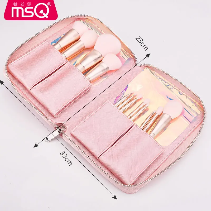 MSQ/Meisikou 12-Thread Jinse Makeup Brush Set - Premium Quality Cosmetic Brushes for Professional And Home Use