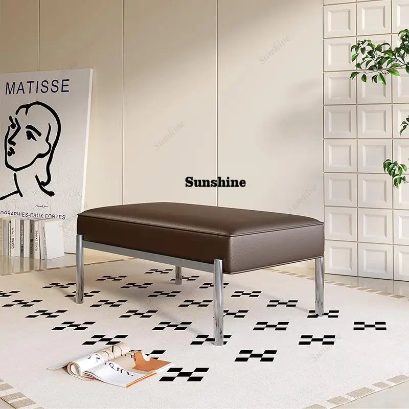 Makeup Space Saving Foot Stool Minimalist Modern Bedroom Professional Unique Relaxing Step Stool Ergonomic Muebles Home Decor