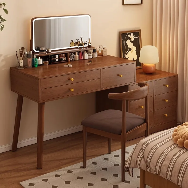 Wooden Decoration Vanity Table Large Size Interior Fashion Vintage Professional Dressing Table Makeup Penteadeira Home Products