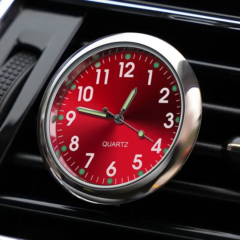 Car Digital Clock Auto Electronic Quartz Timepiece Creative Car Accessories for Dashboard
