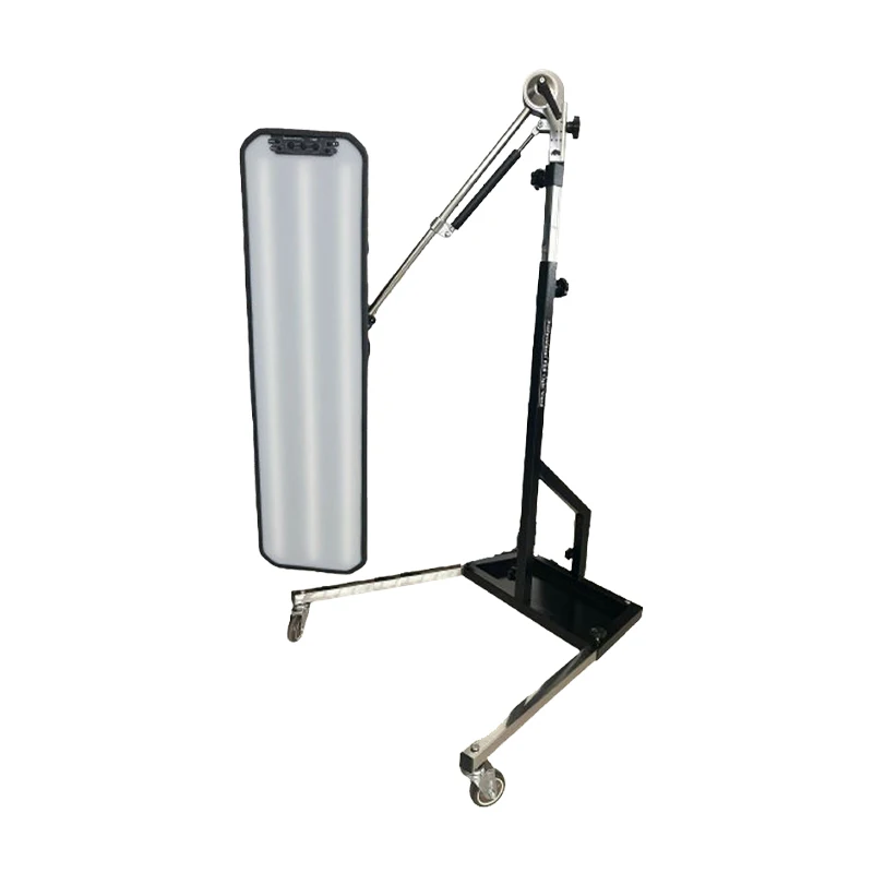Pro Grade Car Dent Repair Tool Dual-Color 6-LED Adjustable Light 360-Degree Rotatable Stainless Steel Head Heavy Duty