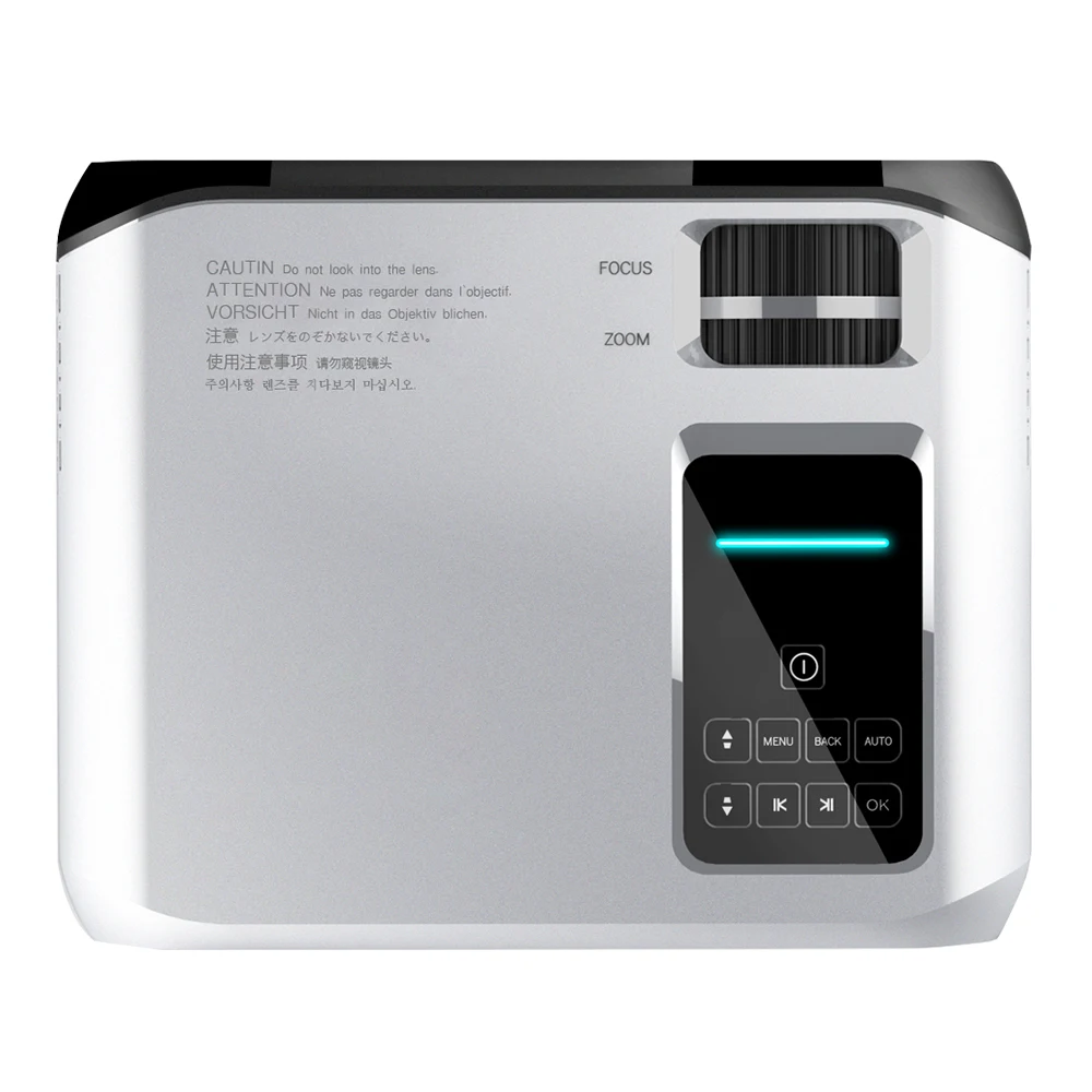 Wifi Android 9 LED 1080p 4K Support Pocketable Portable Projector Built-In Speakers For Mobile Phone Home Theater Outdoor