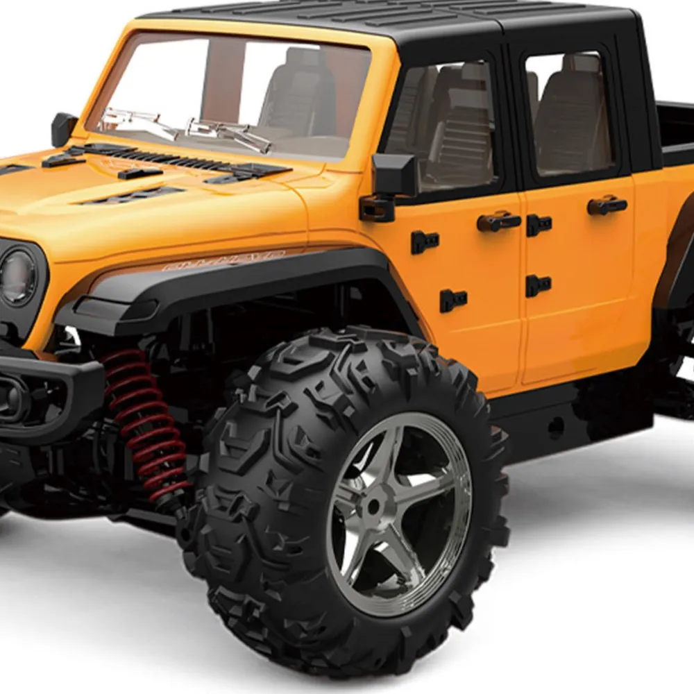 1:20 RC High Speed Pickup Truck C8819 4WD 2.4G Remote Control Off Road Vehicle Lifting Wheel LED Lamps Motor Ready to Go Cars