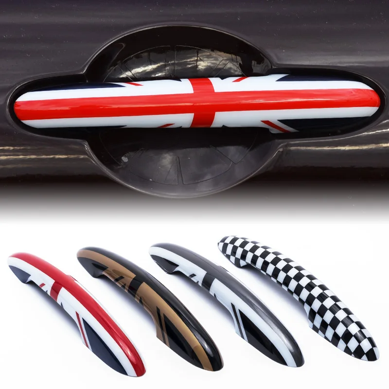 2pcs Outer Door Exterior Handle Cover Sticker Trim For Mini Cooper F54 F55 F56 F57 F60 Car-Styling Auto Parts Accessories