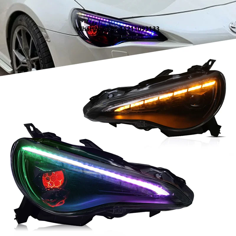 2012-2020 LED Projector Head Lamps GT86/BRZ RGB Daytime Running Car Lights Automotive Accessories