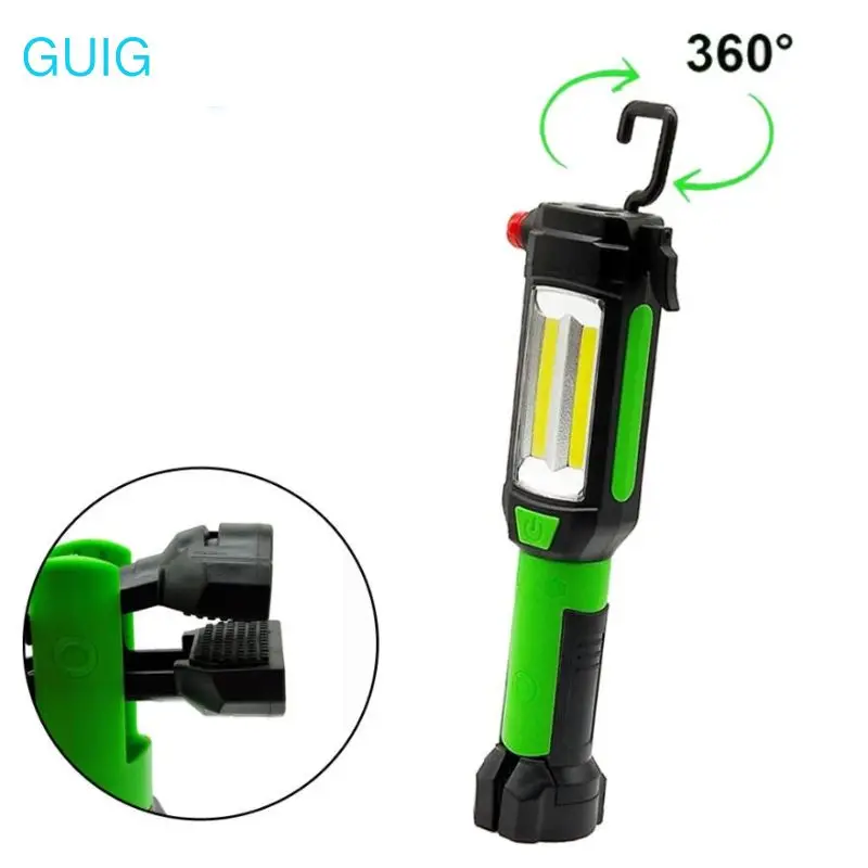 Magnetic COB LED Working Light Car Repairing Flashlight Torch USB Charging Portable Lamp for Camping Climbing Hunting
