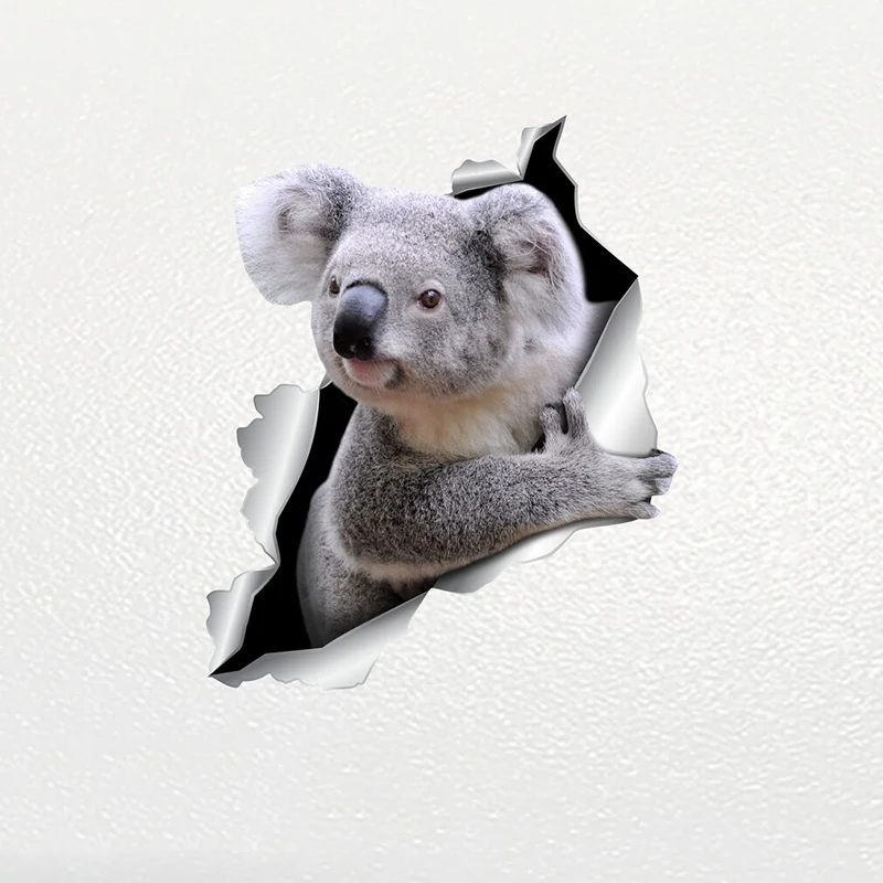 V1101# Car Sticker Koala Pet Animal Waterproof Vinyl Decal Car Accessories Decor Pegatinas Para Coche