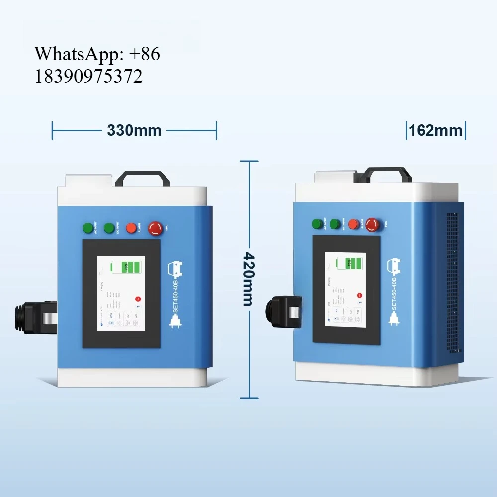 OEM 20kW Level 3 Home Portable Dc Fast Ev Charger CCS1/CCS2/ChAdeMO/GBT/NACS Electric Vehicle Charger Station