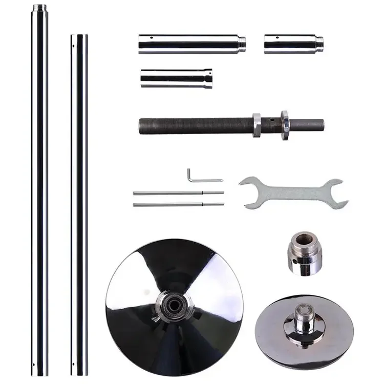 Removable Home Fitness Equipment 45mm Professional Stripper Pole Dance Spin Pole Exercise Training Pole Kitpromote sales