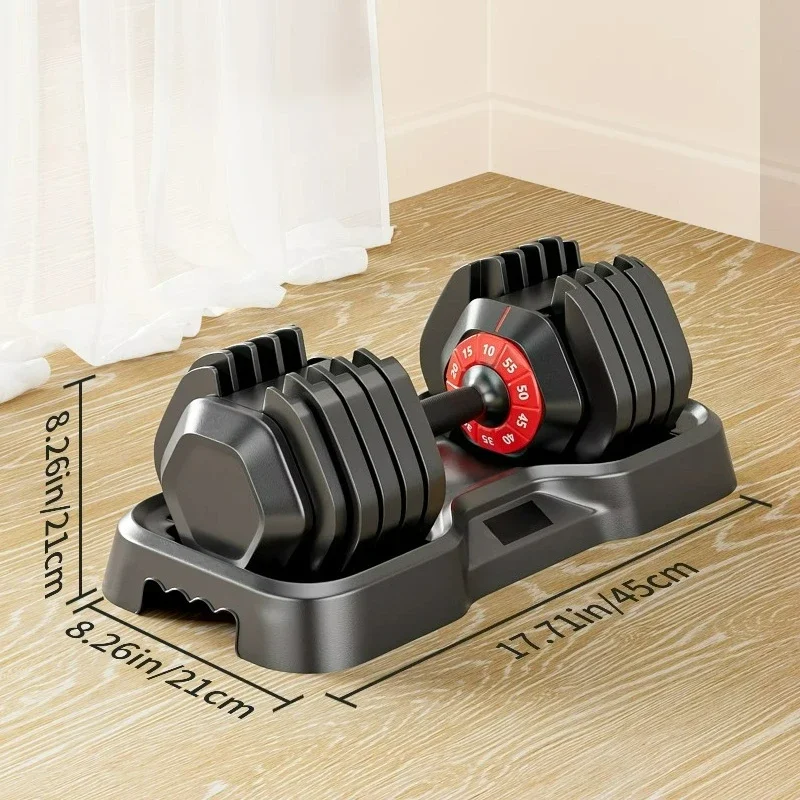 28kg Weight Lifting Workout Set Dumbbells Adjustable Dumbbell High Quality Home Gym Fitness Equipment for Strength Training