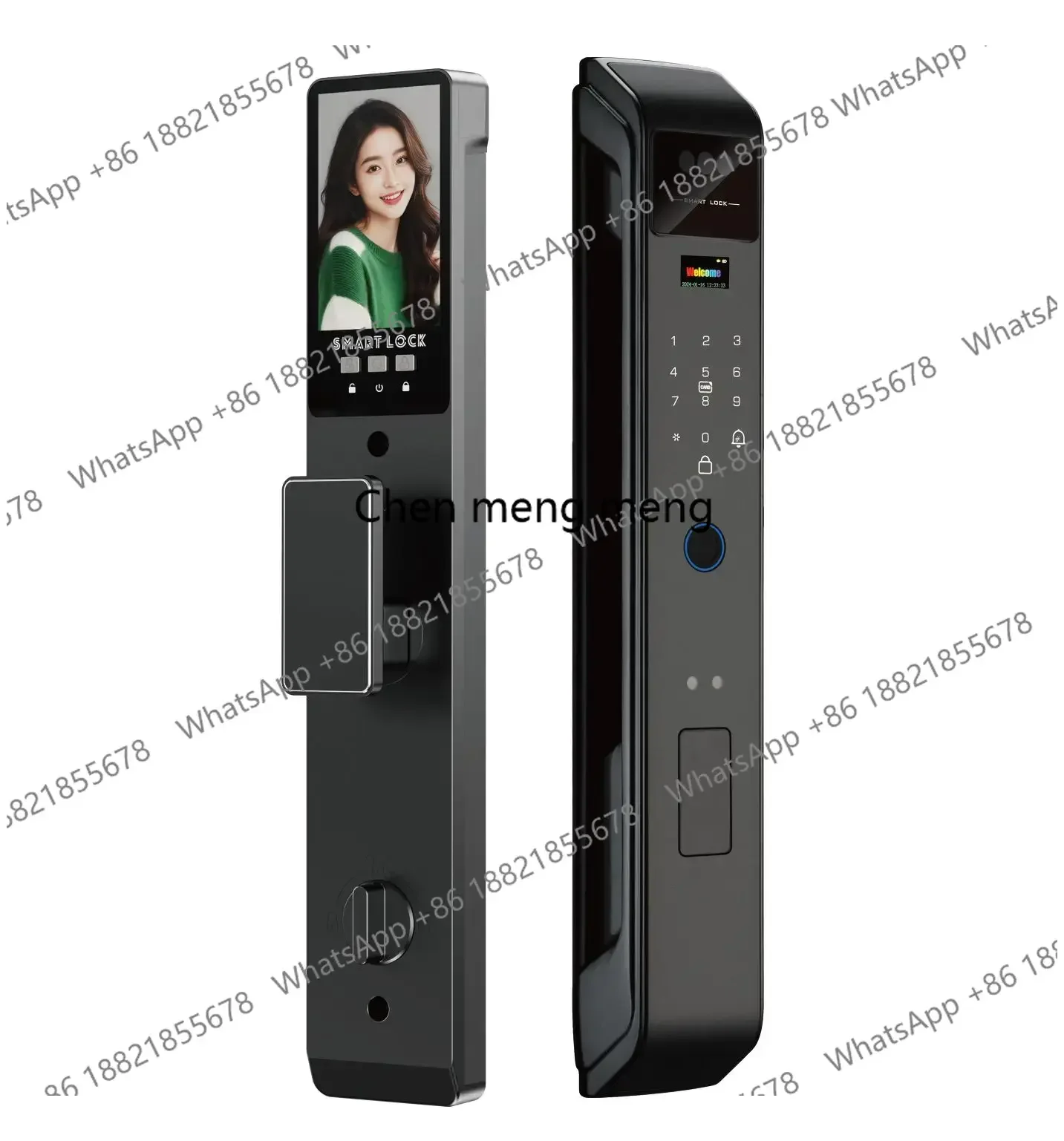Smartier Smart Lock Wifi Remote Unlock Digital Password Face Recognition Camera Intelligente Door Lock
