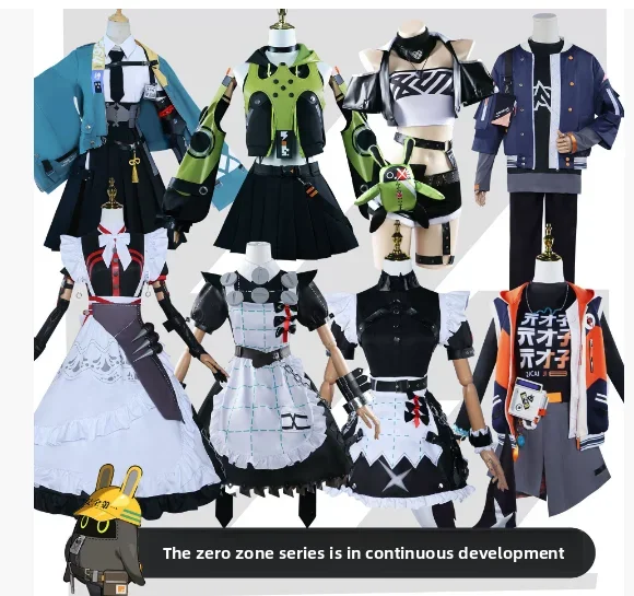 Zenless Zone Zero Billy The Kid Anby Demara Role-playing Costume Dress Headset Props Cunning Hares Halloween Party for Adults