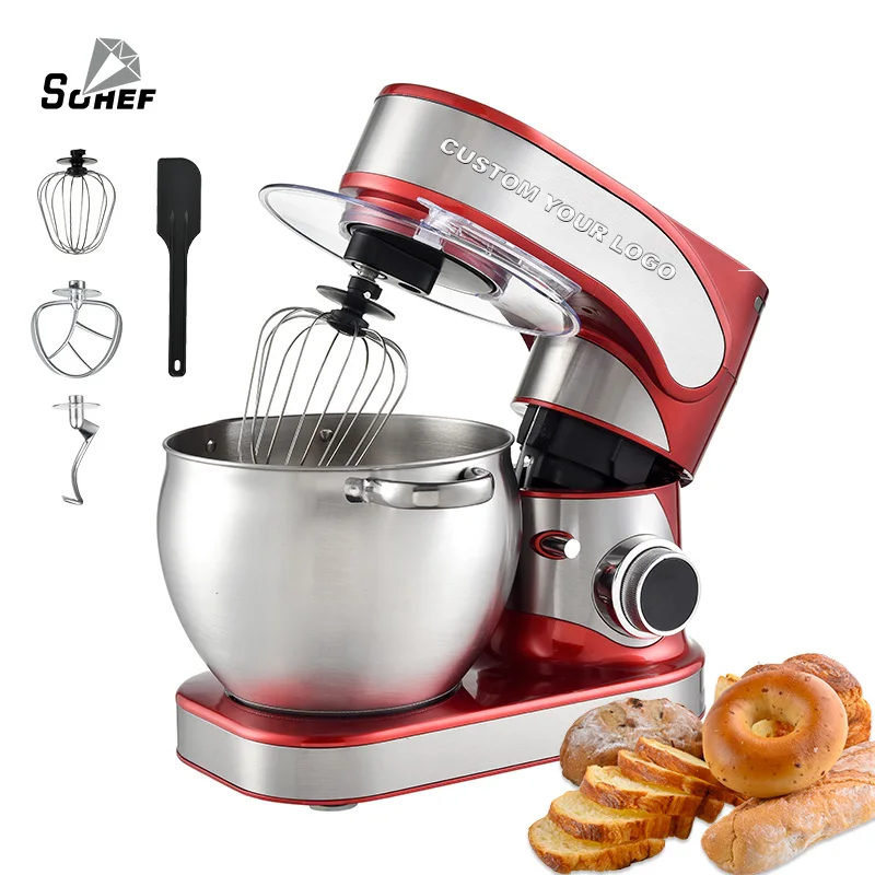 Electric Kitchen Multifunction Cream Egg Pizza Dough Mixer Machine Price with Mixing Bowl Accessory