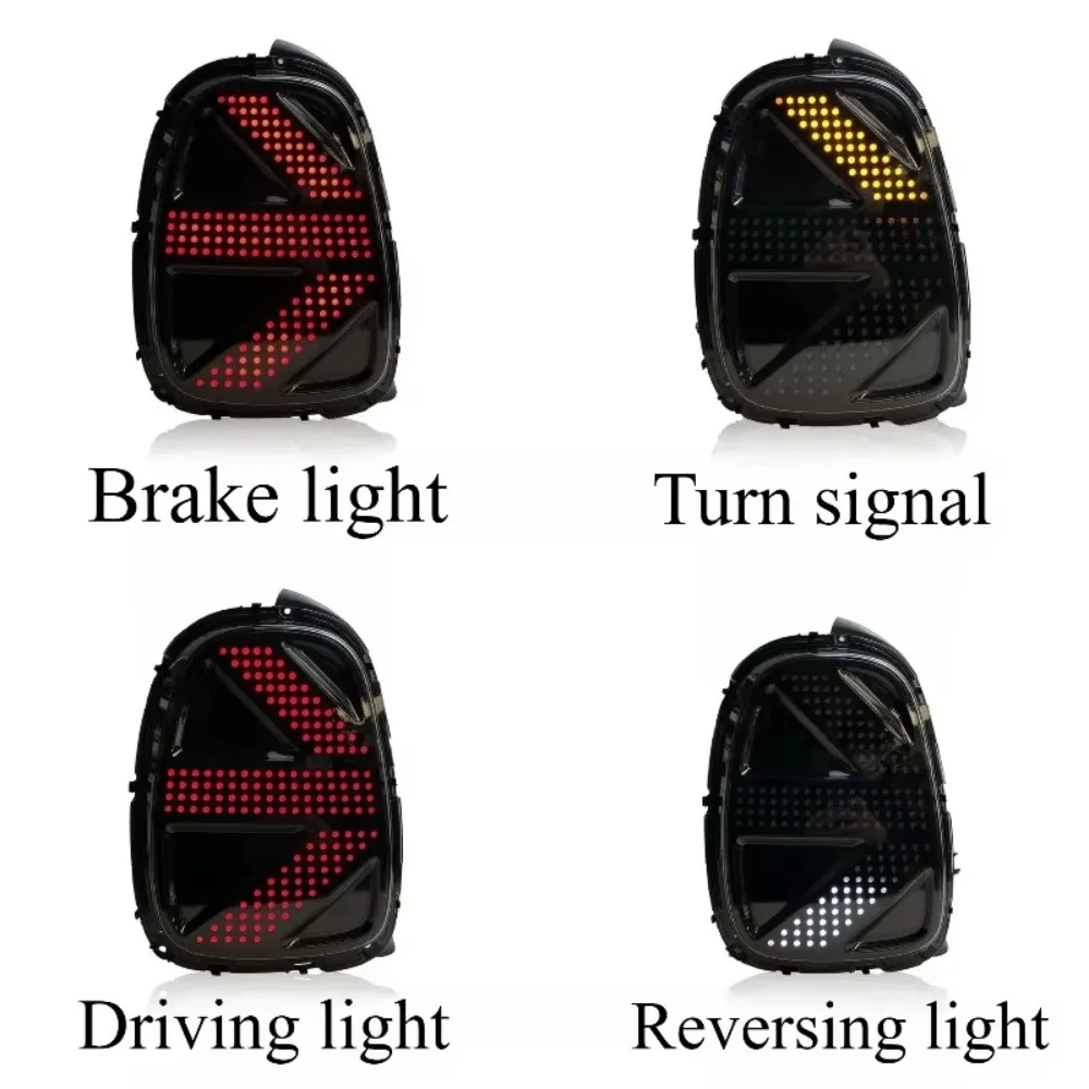 Para BMW Mini F56 F57 Union Jack conjunto luz trasera LED, señal giro flujo secuencial lámpara trasera accesorio rep