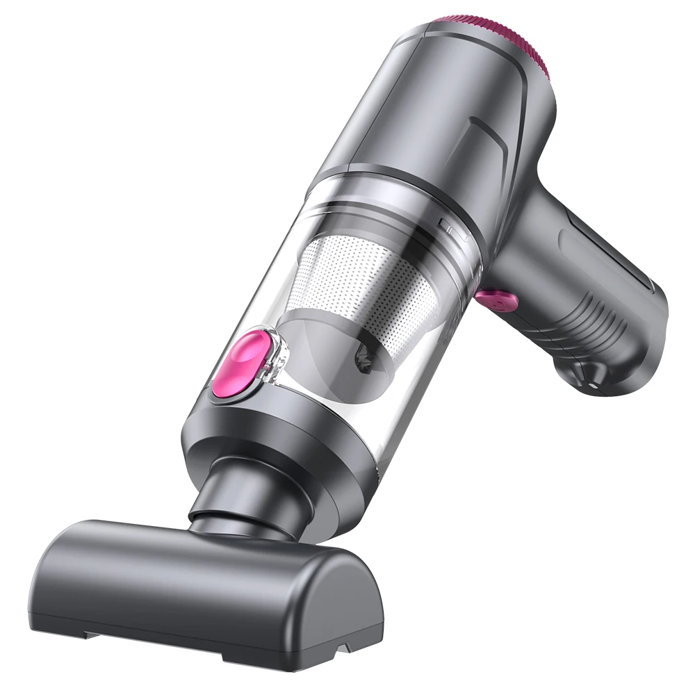 Portable Handheld Cordless Vacuum Cleaner with LED Light & Charging Port 8000Pa Strong Suction for Car/Home/Office Cleaning