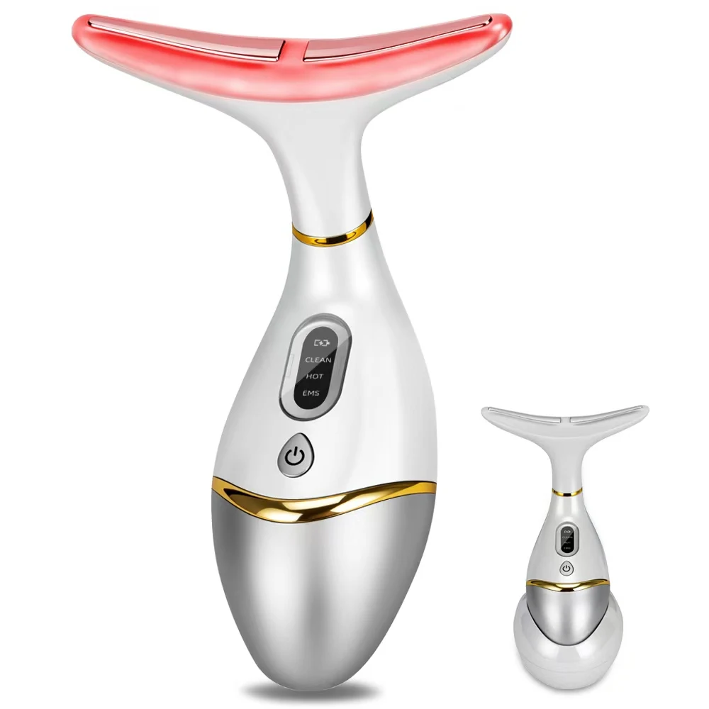 Facial Massage Device Light Therapy Face Neck Lift Massager Home Use Beauty Equipment