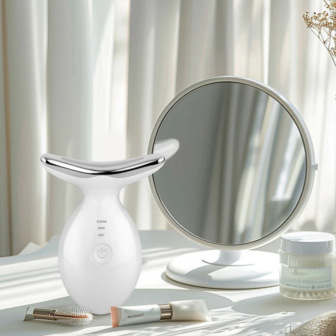 Home Use Multifunctional Beauty Device Anti-wrinkl Spa Microcurrent Device Electronic Massager Neck Device