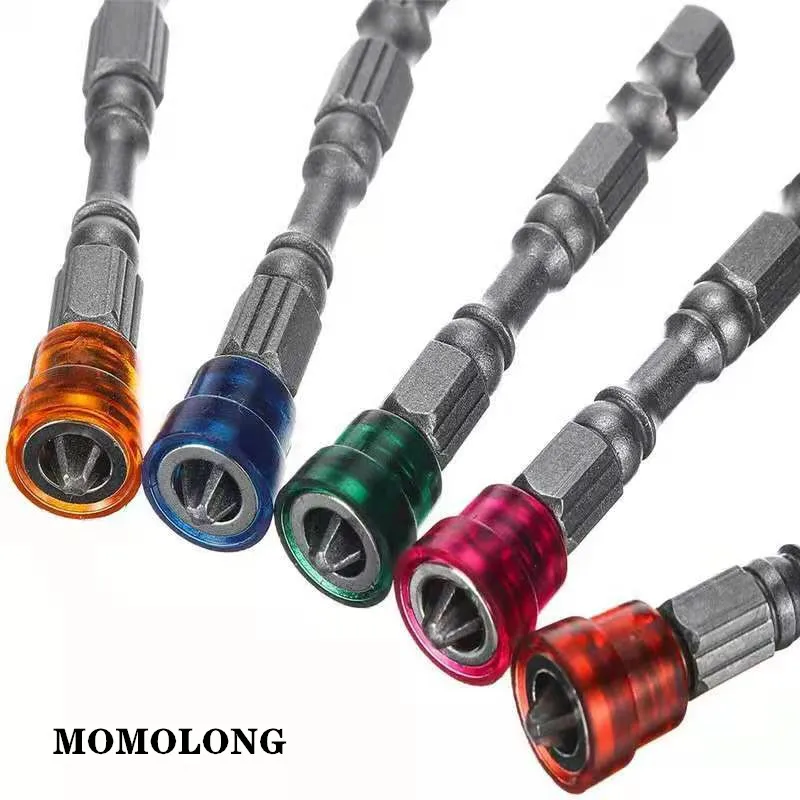 PH2 Phillips Magnetic Screwdriver Bits Set S2 Alloy Anti-Slip Drywall Electric Screwdriver Single Head 1/4 Inch Hex Shank