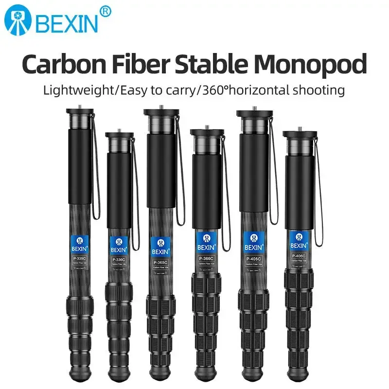 Carbon Fiber Monopod Retractable Portable Travel Shooting Monopod Selfie Bracket For SLR Camera Phone Tripod Accessories