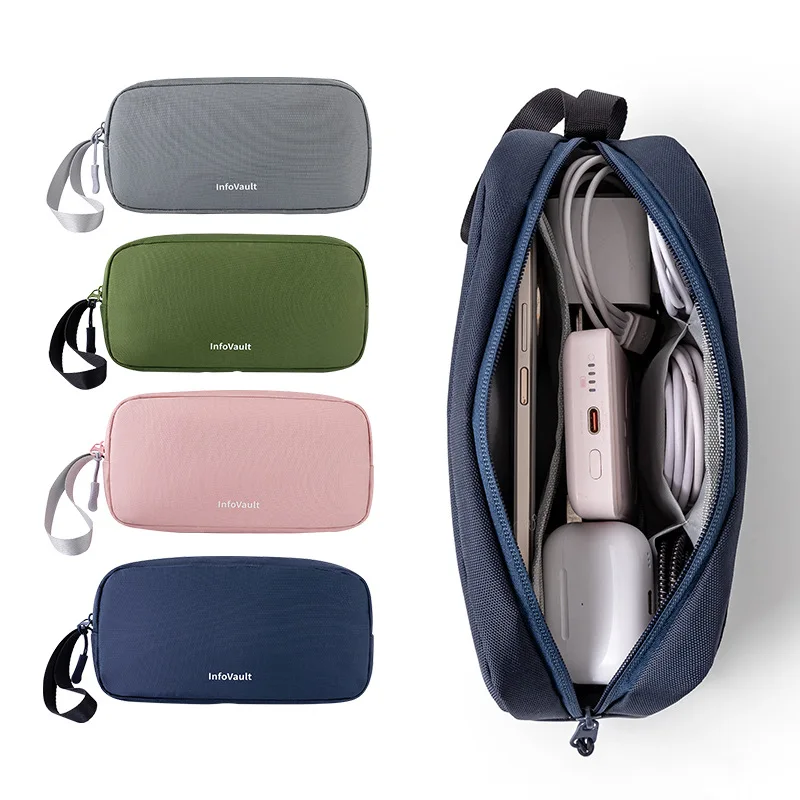 Electronics Storage Organizer Bag for Charging Cables Chargers Power Bank Digital Accessories Multifunction Travel Carrying Case