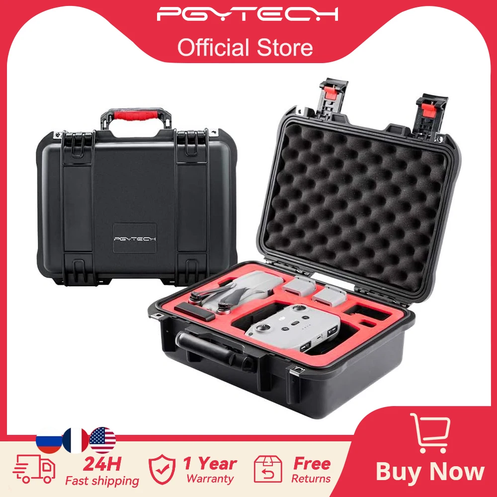 PGYTECH Safety Carrying Case For DJI Air 3 Drone RC 2 RC-N2 Mini 3 Pro Accessories Waterproof Rating IP6