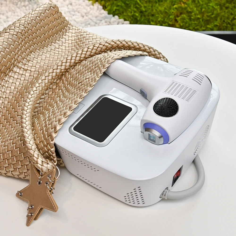 500W Portable Beauty Care Device, 755/808/1064nm Multi-wavelength Hair Removal Device, Home Personal Skin Care Tool