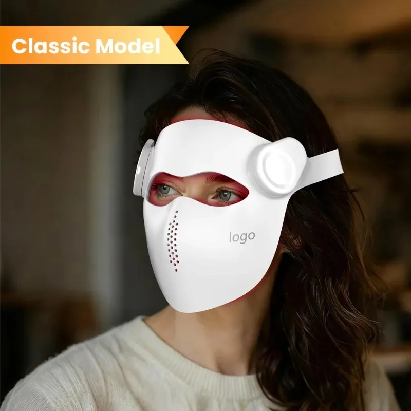 Latest Portable Eco-friendly Home Voice-activated Silicone Light Emitting Diode Mask Beauty Tools Accessories