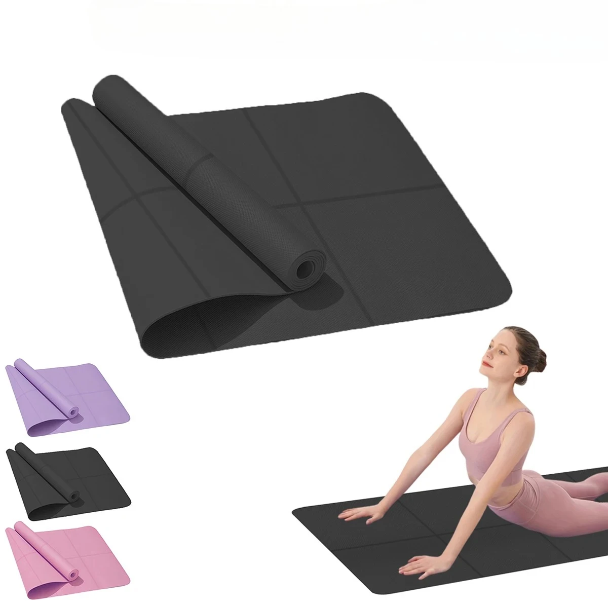 Foldable Yoga Mats Anti-slip Sport Fitness Mat Blanket For Exercise Yoga And Pilates Gymnastics Mat Fitness Equipment